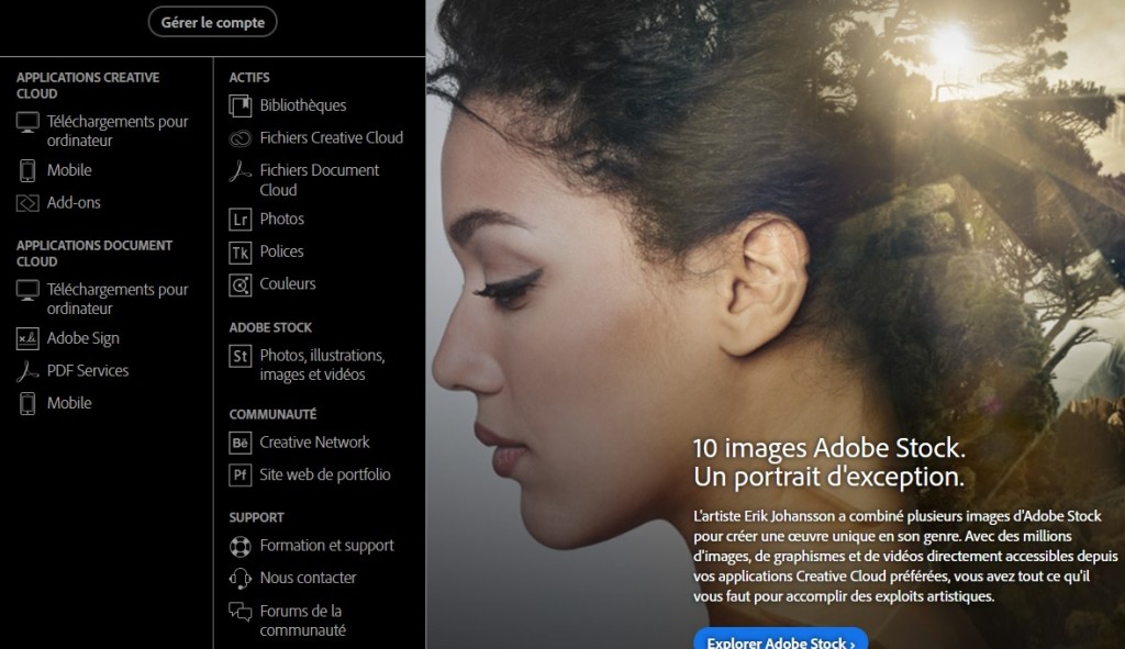 Gestion du compte Adobe ID |ADOBE Creative Cloud