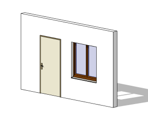 menuiserie dans revit