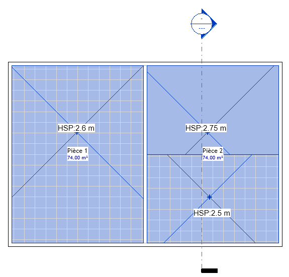 Hauteur sous Plafond dans Revit