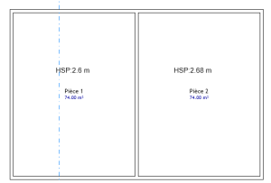 Hauteur sous Plafond dans Revit