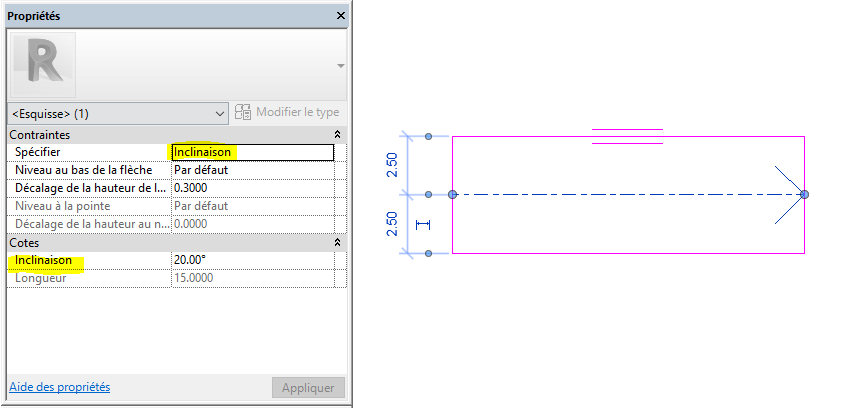 Rampe d'accès revit