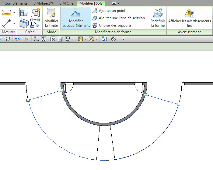 Rampe d'accès revit