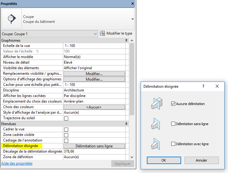Niveaux non visibles