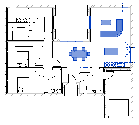 modifier une sélection dans Revit