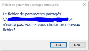 paramètre partagé