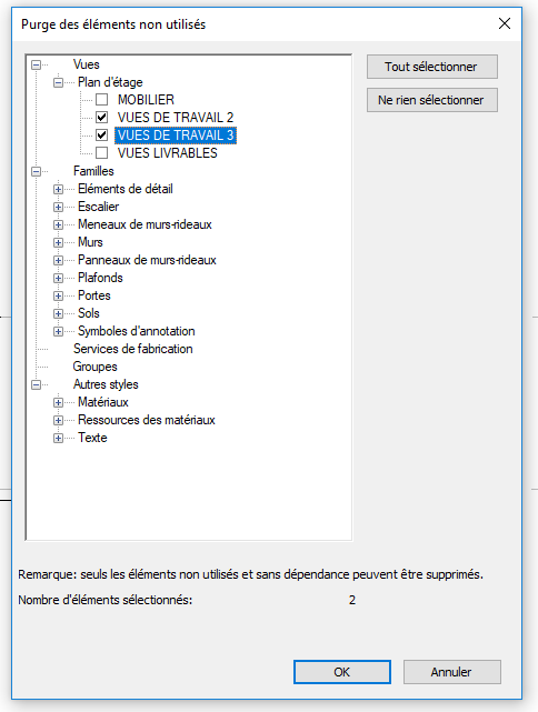 supprimer un type dans la famille