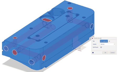 volume de fluide interne dans FUSION 360