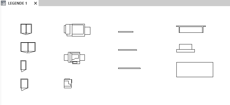 Créer une légende dans REVIT