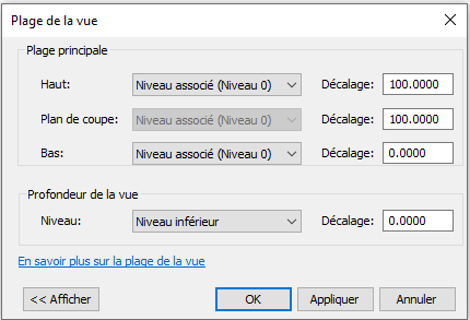 plan de masse dans REVIT