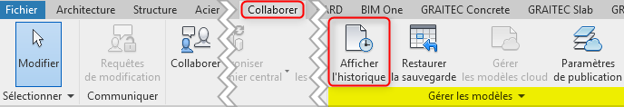 Afficher l'historique