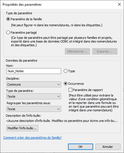 Notes de plan avec le Bloc-Notes REVIT