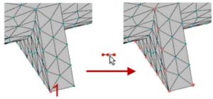 options de sélection des nœuds
