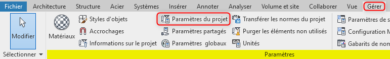 Les valeurs calculées