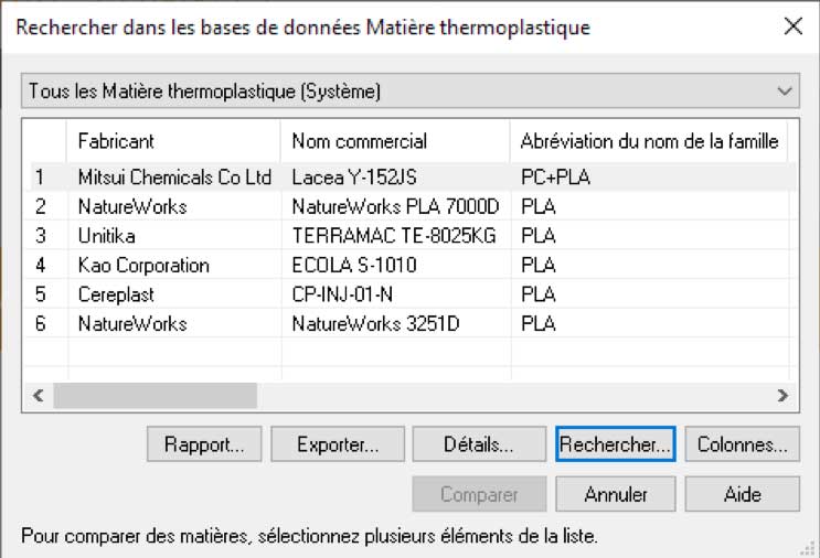 Moldflow Plastiques recyclables