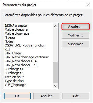 Les valeurs calculées