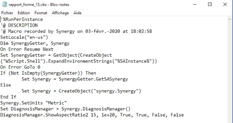MoldFlow enregistrer une macro