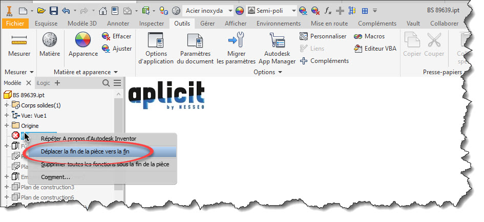 Allèger des ficiers Inventor 08