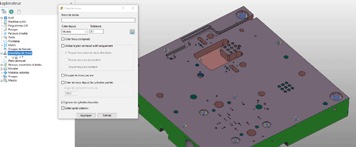 powermill sélection par couleur