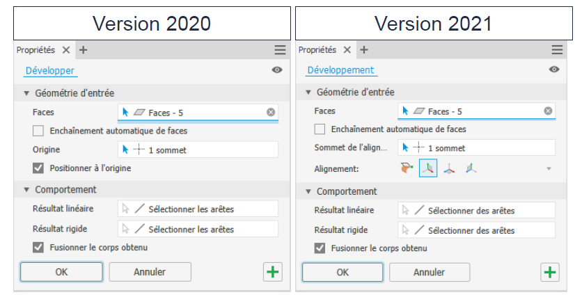 commande developper