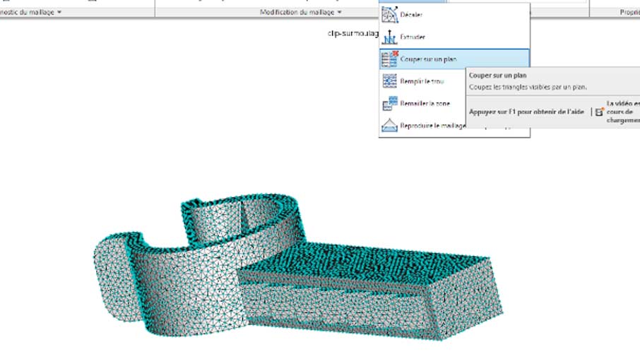 moldflow maillage symetrique