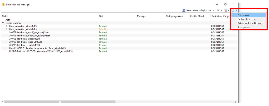 MoldFlow Suppression des fichiers temporaires