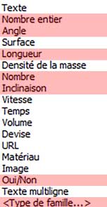 revit parametre projet