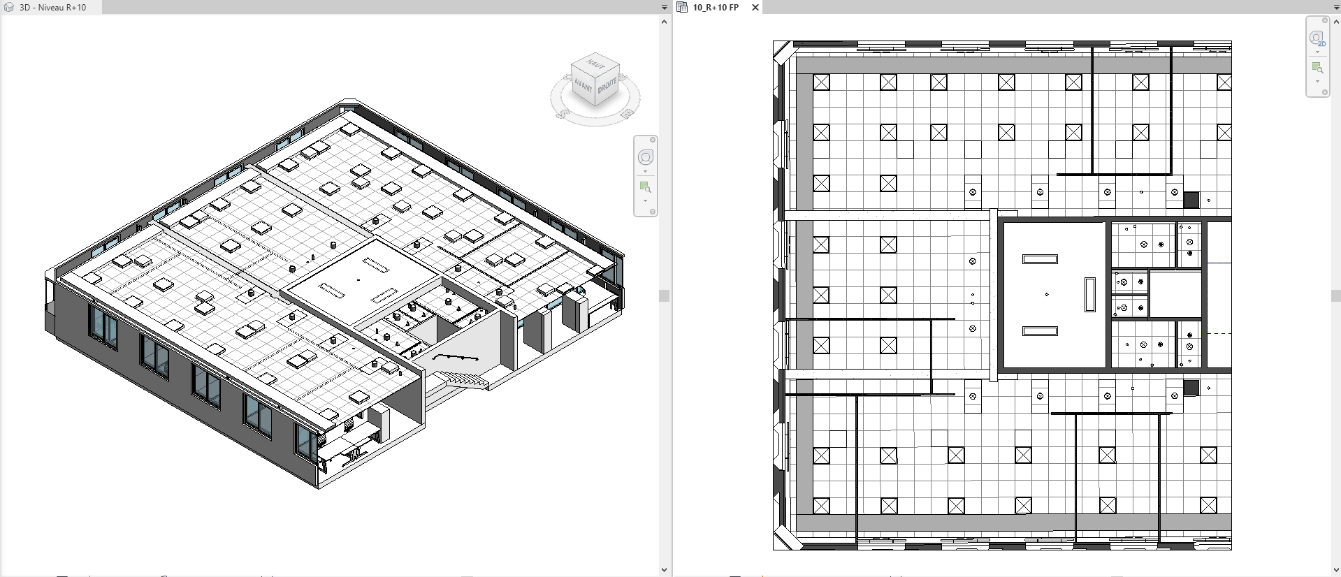 1- Vues en plan et 3D
