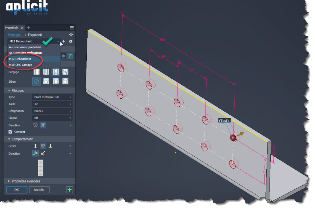 Autodesk Inventor Presets (Valeurs prédéfinies) - Aplicit