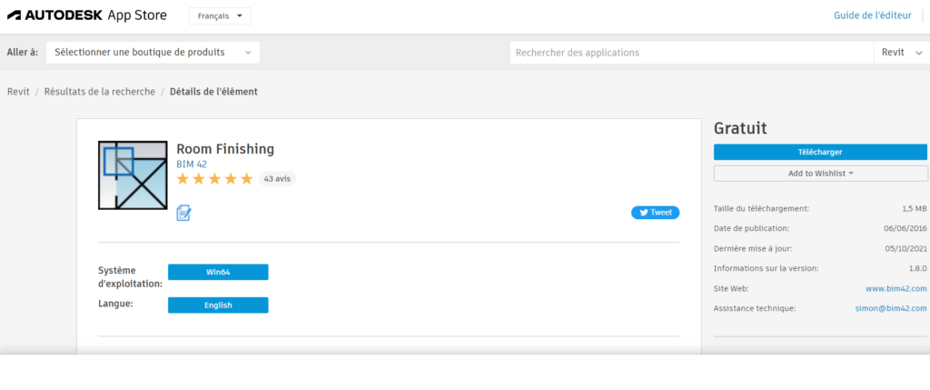 Add in Revit « Room finishing » - Aplicit