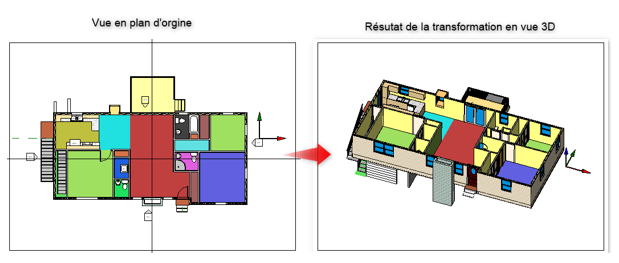3D avec un choix de couleur