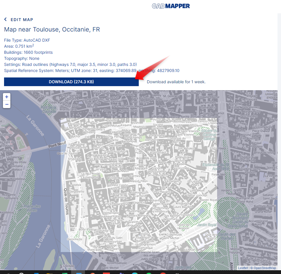 Une image contenant texte, carte, capture d’écran, atlas Description générée automatiquement