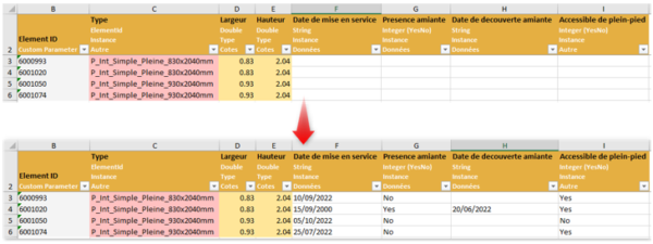 Export/Import Excel : Modifier des données d’un projet Revit - Aplicit