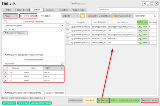Filtrer vos familles Revit