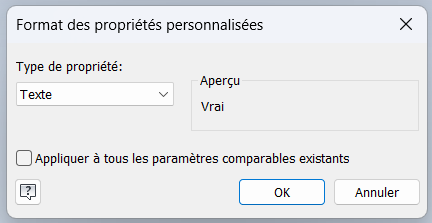 Comment se servir des valeurs OUI/NON dans "Fx" Autodesk Inventor 