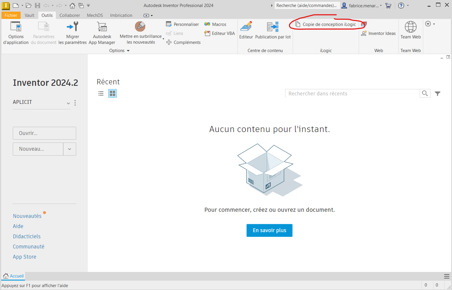 Copie de conception iLogic avec Autodesk Inventor