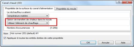 Moldflow modélisation d’éléments chauffants