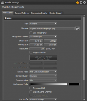 Problème Render Queue VRED 2015 SP2