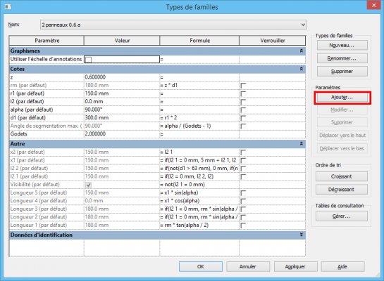 REVIT changer la couleur d'un coude