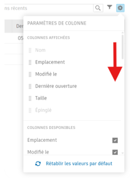 acceuil filtre autodesk inventor Modifier votre page d’accueil (Filtre / Affichage Colonne) Autodesk Inventor