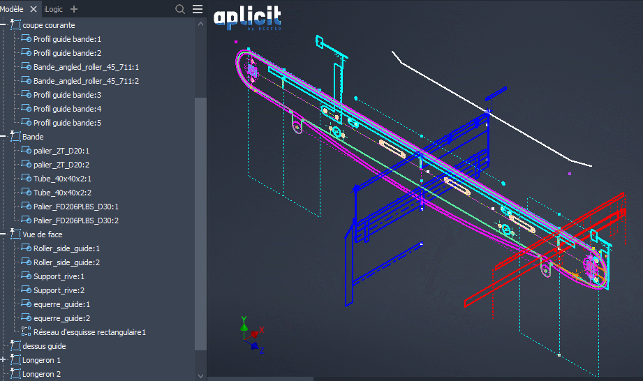 Gestion des types de lignes et formats d'esquisse dans Inventor - Aplicit