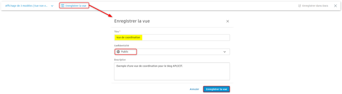 vue de coordination