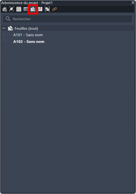 Revit, l’arborescence projet