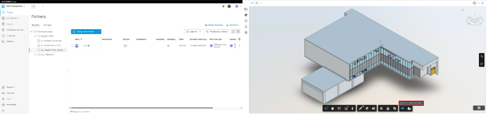 Autodesk Forma, Afficher la couleur des objets