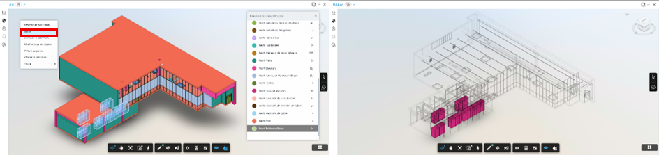 Autodesk Forma, Afficher la couleur des objets