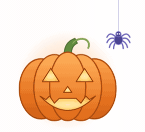 Citrouille d'Halloween illuminée